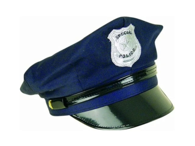Polizeimütze, blau