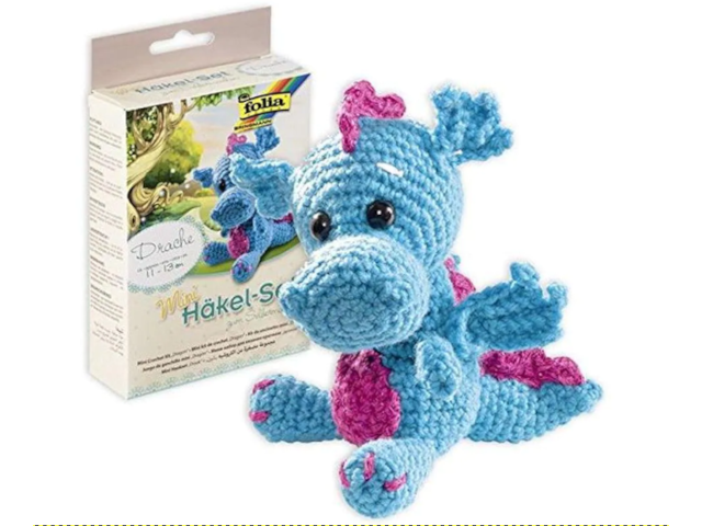 Mini-Häkelset Drache