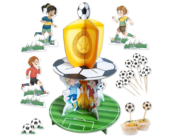 Etageren-Set Fussball