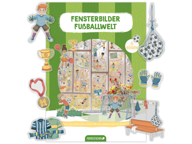 Fensteraufkleber Fussball