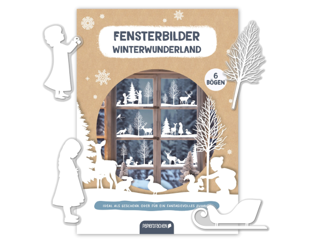 Fensteraufkleber – Winterwonderland