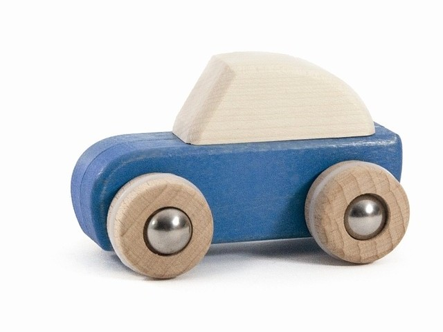 Pullback car blau