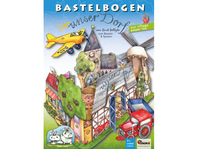 Unser Dorf – Bastelbogen