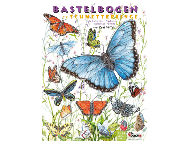 Schmetterlinge– Bastelbogen