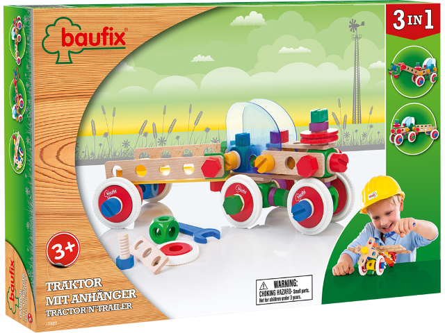 Baufix Traktor mit Anhänger