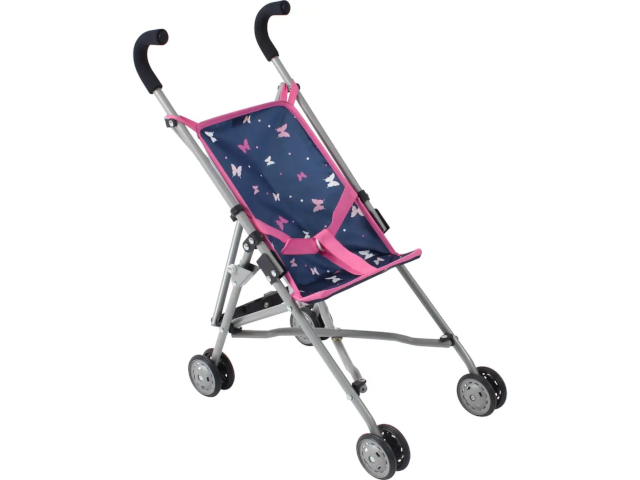 Mini Buggy Roma Schmetterling blau/pink