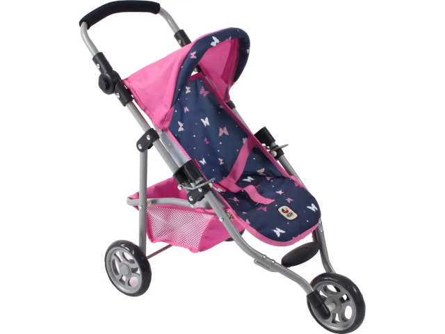 Jogging-Buggy Lola Schmetterling blau/pink
