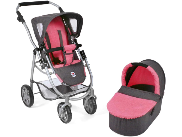 Kombi Emotion 2in1 grau-pink