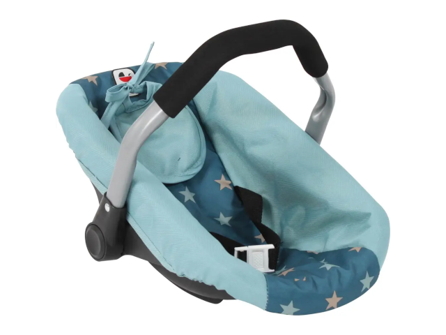 Puppen Autositz Sternchen türkis