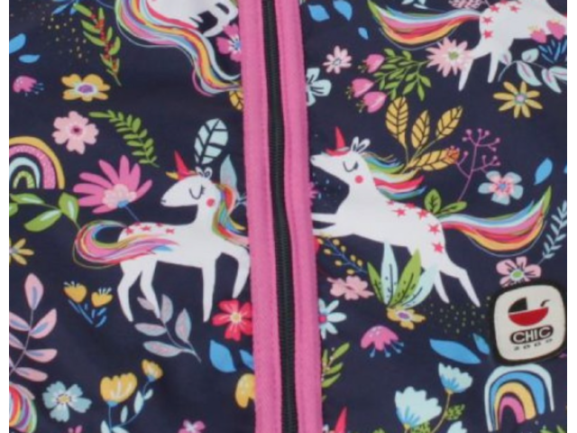 Puppen Tischsitz Einhorn pink - 0