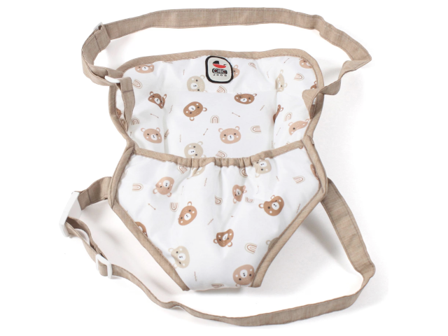 Puppen Tragegurt Bär beige
