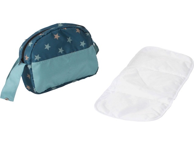 Wickeltasche Sternchen türkis