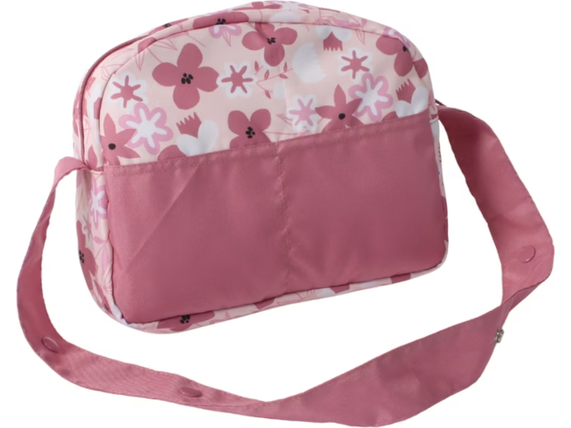 Wickeltasche Blume altrose