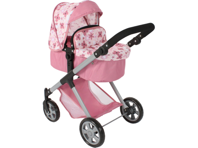 Kombi-Puppenwagen Mila 2 in 1 altrose