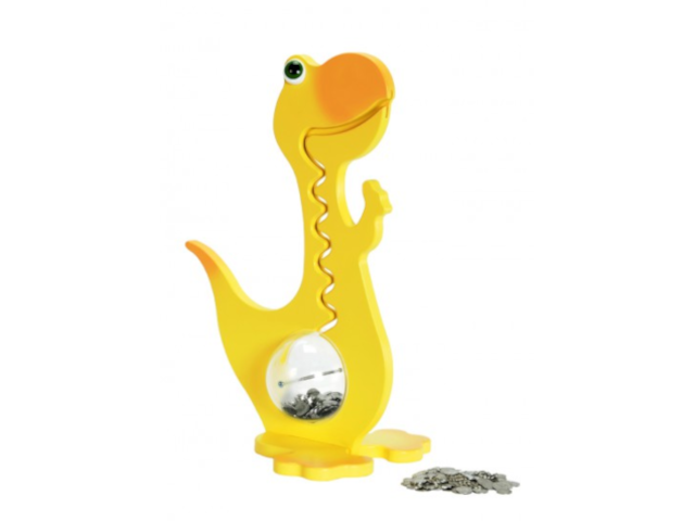 Big Belly Bank 60cm Dino Gelb-zweifarbig
