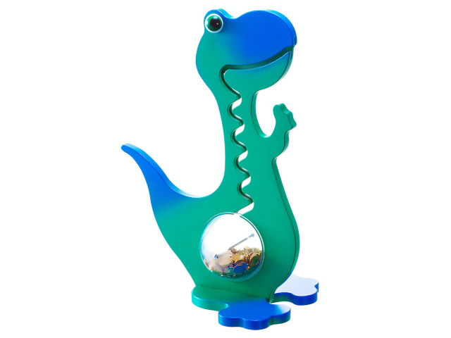Big Belly Bank 60cm Dino Dunkelgrün-zweifarbig
