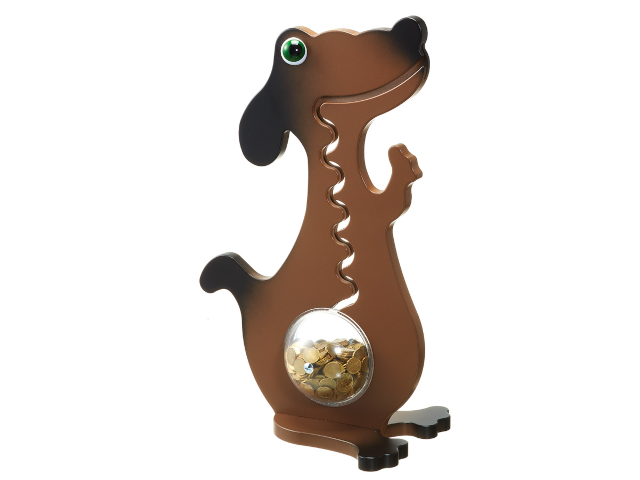 Big Belly Bank 60cm Hund Braun-zweifarbig