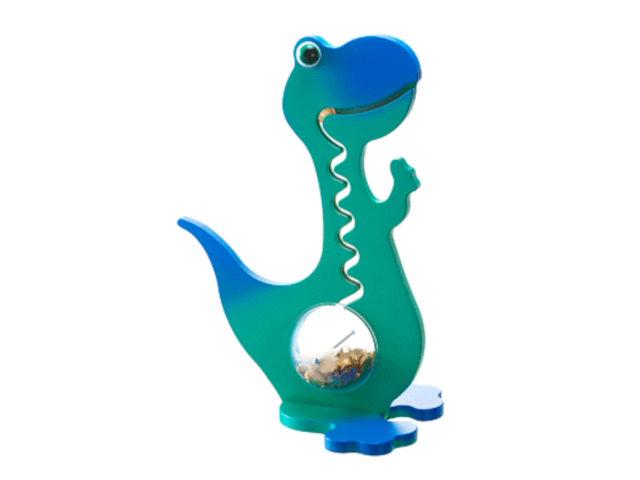 Big Belly Bank 60cm Dino Petrol-zweifarbig