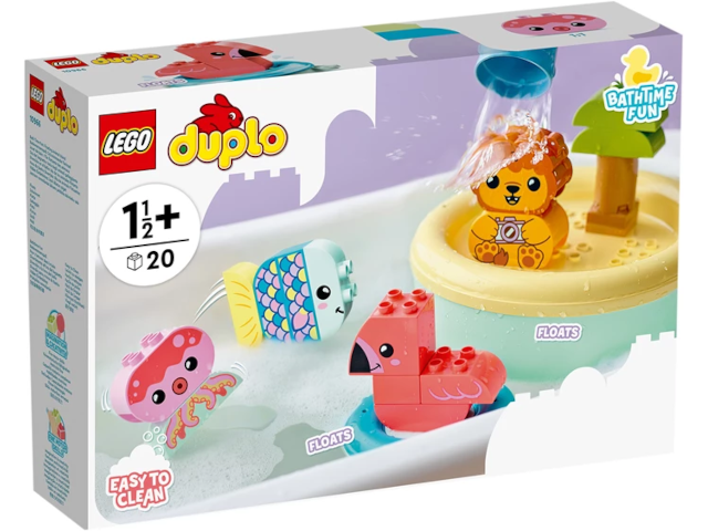 Badewannenspass Tierinsel Lego Duplo, Schwimmende Tierinsel