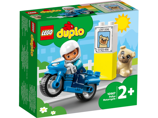 Polizeimotorrad Lego Duplo