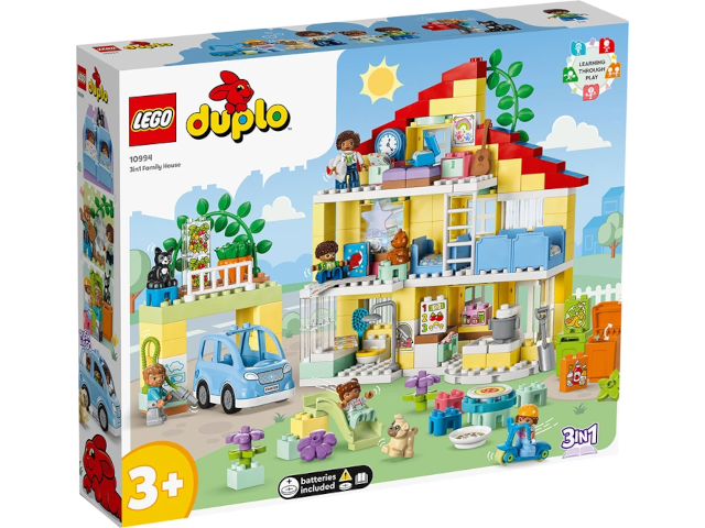 3-in-1-Familienhaus Lego Duplo, 218 Teile