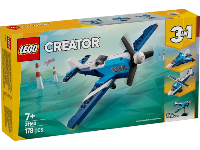 Flieger Rennflugzug Lego Creator, 178 Teile