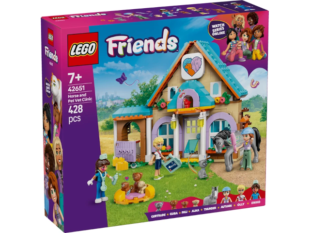 Tierarztpraxis für Pferde und Haustiere, Lego Friends, 428 Teile