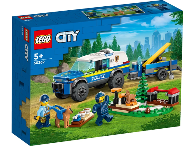 Mobiles Polizeihunde-Training Lego City, 197 Teile