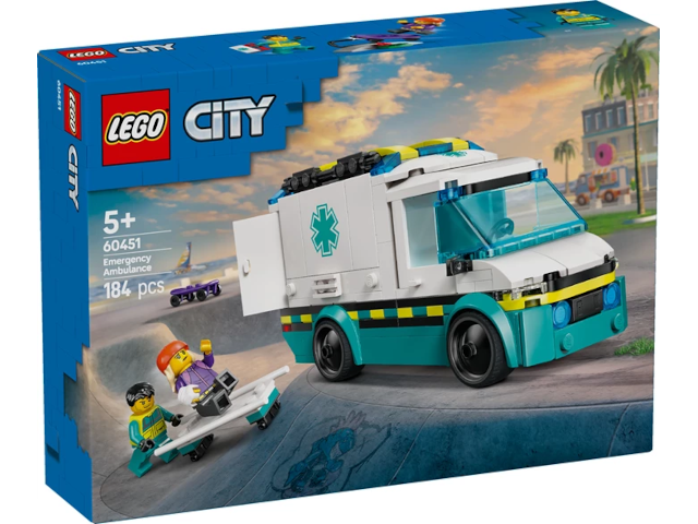 Rettungswagen Lego City, 184 Teile