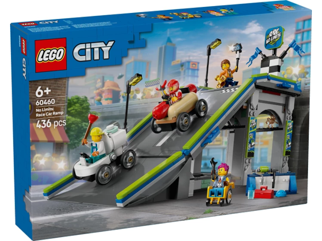 Seifenkistenrennen mit Rampe Lego City, 436 Teile