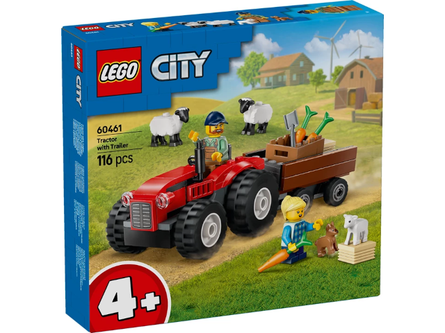 Traktor mit Anhänger Lego City, 116 Teile