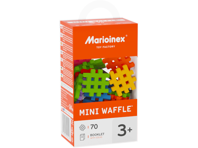 Mini Waffle 70 Teile Bauset mit Waffelblöcken