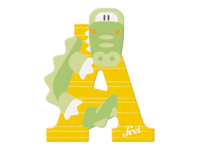 Buchstabe A Alligator