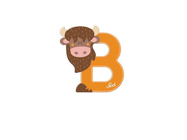 Buchstabe B Bison
