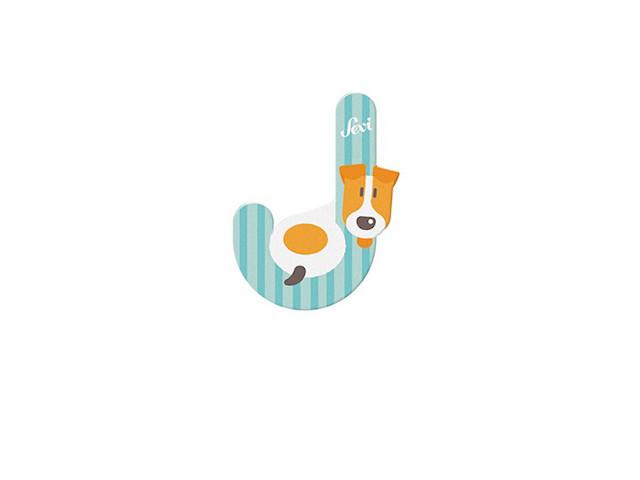 Buchstabe J Jack Russel