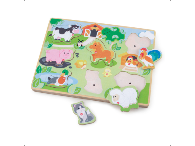 Puzzle Bauernhof mit Sound