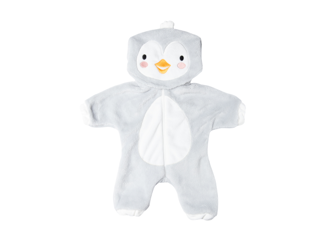 Puppen-Einteiler, Baby-Pinguin, Gr. 35-45cm