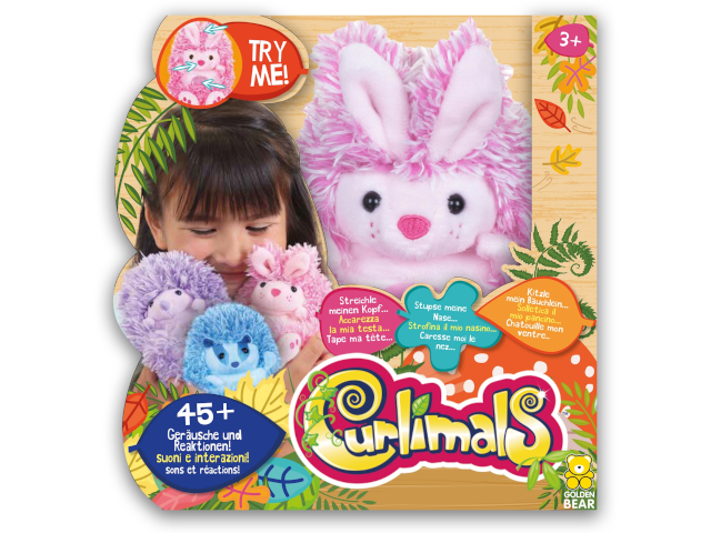 Curlimals Bibi der Hase interaktives Plüschtier