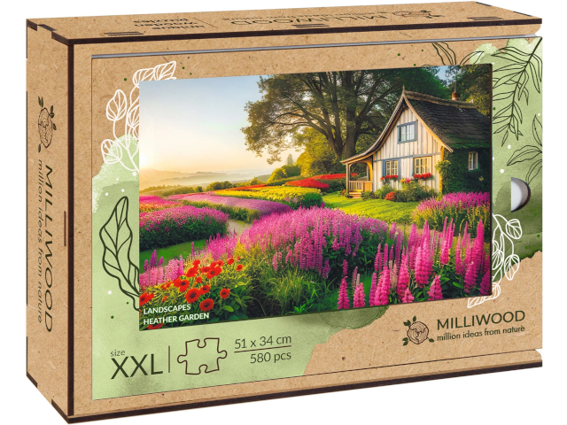 Puzzle Holz L Heather Garden 580 Teile
