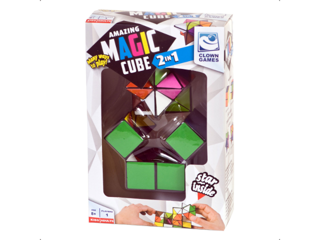 Magic Puzzle Cube 2 in 1