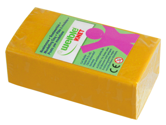 Blockknete 250 g, gelb