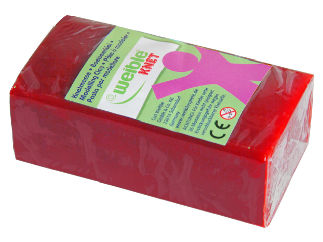 Blockknete 250 g, rot