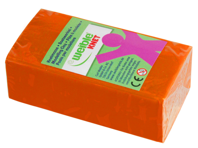 Blockknete 250 g, orange
