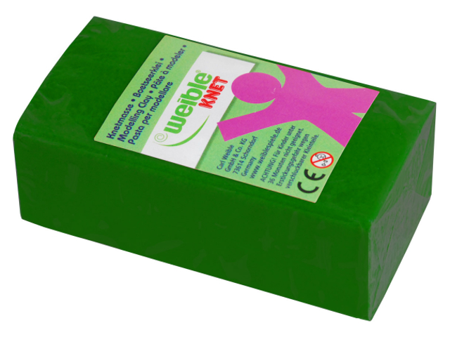 Blockknete 250 g, grün