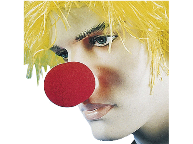 Clownnase Schaumstoff, rot