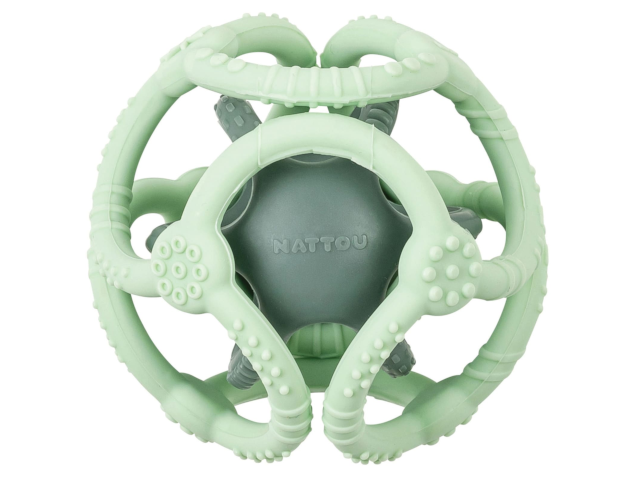 NATTOU SILIKON Ballset 2er Pack mint-grün