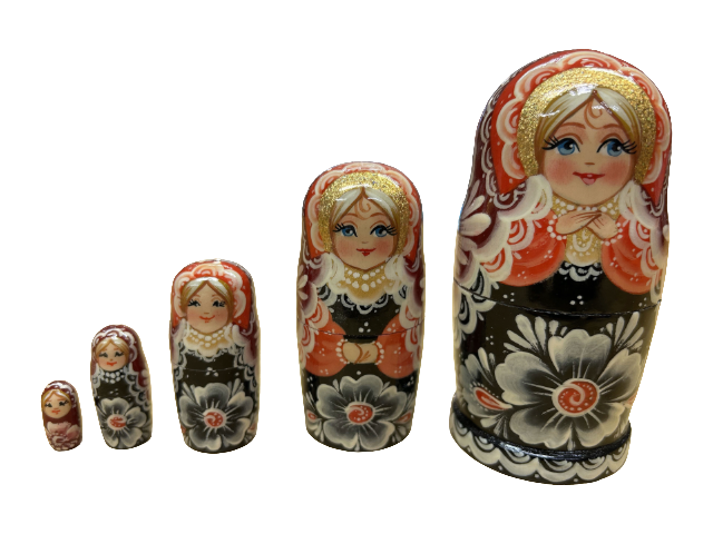 Ukrainisches Matroschka Set 5 in 1