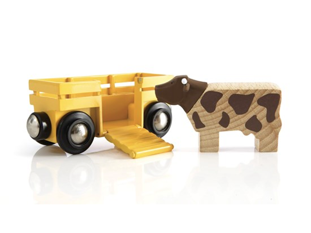 Tierwagen mit Kuh