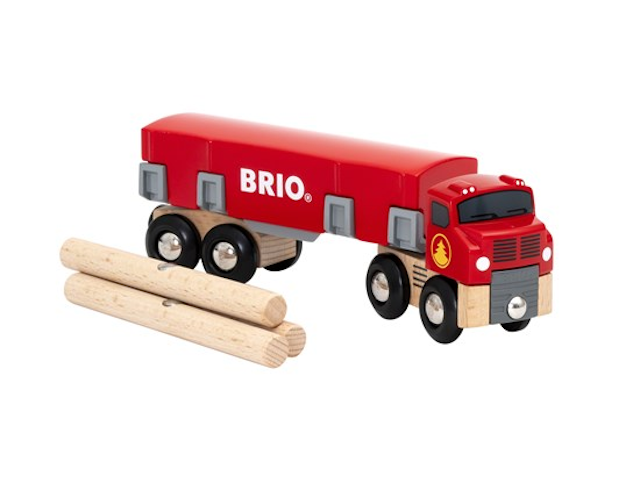Holztransporter mit Magnetladung