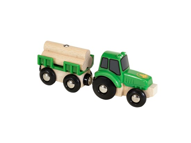Holz Traktor mit Ladung